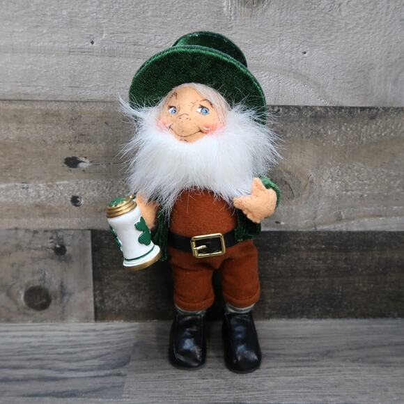 Annalee Doll St Patricks Day Leprechaun Bear Mouse - Picture 2 of 10